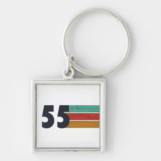 Chaveiro Nascer em presente de aniversário de 70 de 1955 (Frente)