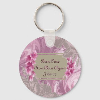 Chaveiro Nascer Mais Uma Vez Nascer Novamente Corrente Flor