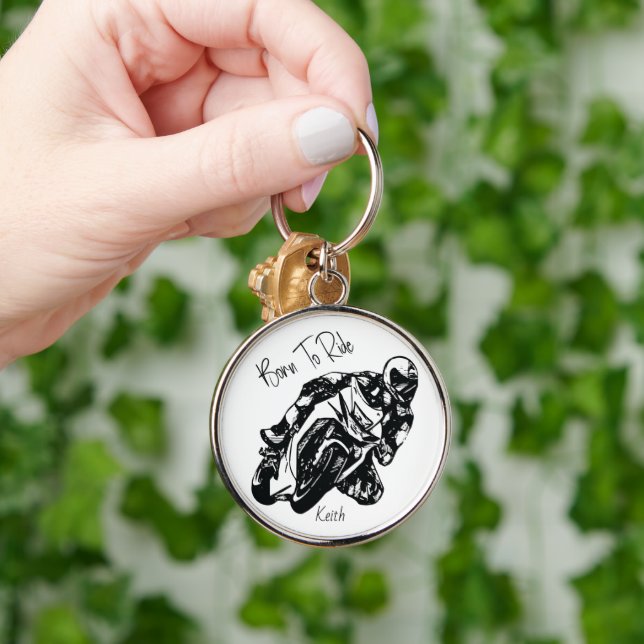 Chaveiro Nascer Para Andar Nome Personalizado (Mão)