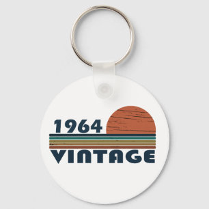 Chaveiro Nascido em 1964 aniversário vintage