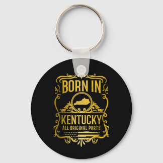 Chaveiro Nascido em Kentucky Peças Originais Orgulho Vintag