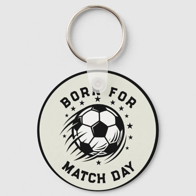 Chaveiro Nascido para o Dia de Jogo de Futebol (Frente)