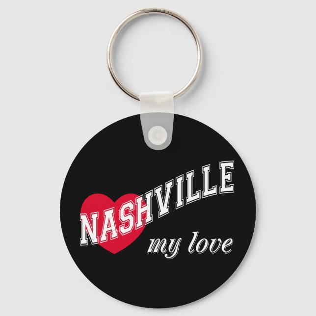 Chaveiro Nashville meu amor (Frente)