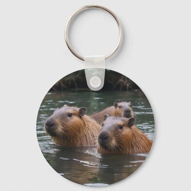 Chaveiro Natação dos Capybaras no Rio,  (Frente)