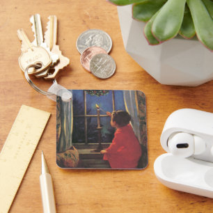 Chaveiro Natais vintages Eve por Jessie Willcox Smith