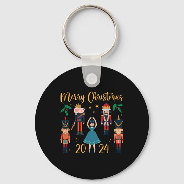 Chaveiro Natal 2024 - Clara E Balé Nutcracker Pajama (Frente)