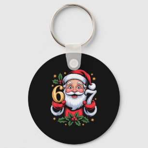 Chaveiro Natal 67 Funny Xmas Seis Sete Suéter Feio 6-7