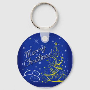 Chaveiro Natal azul
