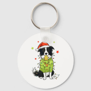 Chaveiro Natal Border Collie Natal Border Collie Cão Mãe