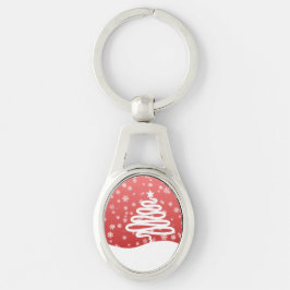 Chaveiro Natal branco