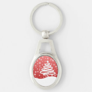 Chaveiro Natal branco