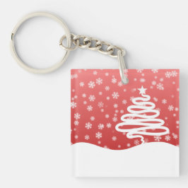 Chaveiro Natal branco