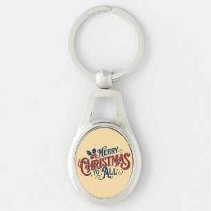 Chaveiro Natal clássico para todas as artes festivas