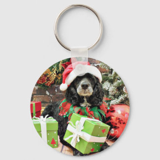 Chaveiro Natal - Cockapoo - Baxter