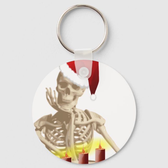 Chaveiro natal crânio (Frente)