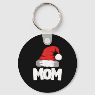 Chaveiro Natal da Mamãe Santa Correspondência Família 