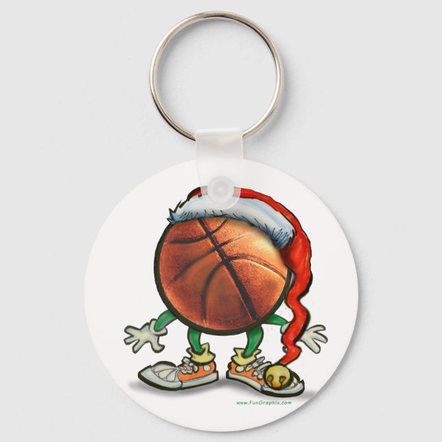 Chaveiro Natal de basquetebol (Frente)