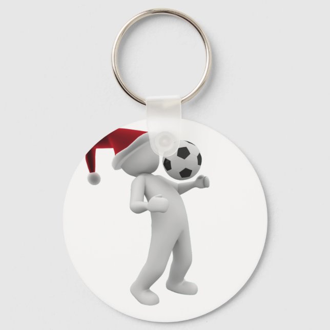 Chaveiro natal de futebol (Frente)