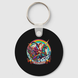 Chaveiro Natal de Terror Demônio Unicórnio Krampus Carrasco