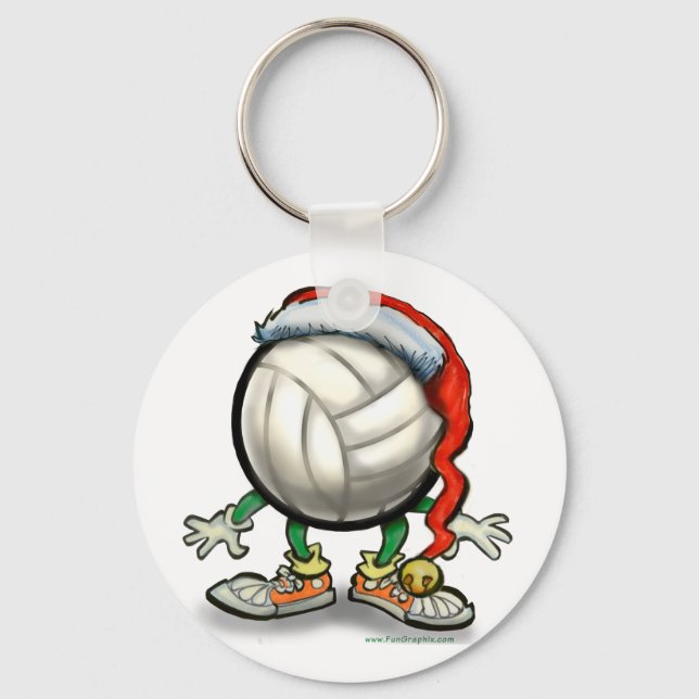 Chaveiro Natal de voleibol (Frente)