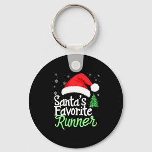Chaveiro Natal divertido Papai Noel favorito corredor corri