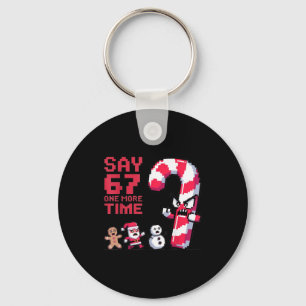 Chaveiro Natal Divertido Seis Sete Meme Dizer 67 Um Humor M