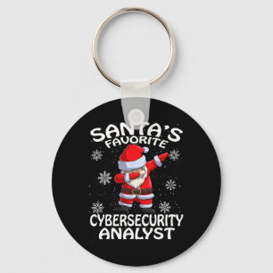 Chaveiro Natal do Analista de Segurança Cibernética favorit