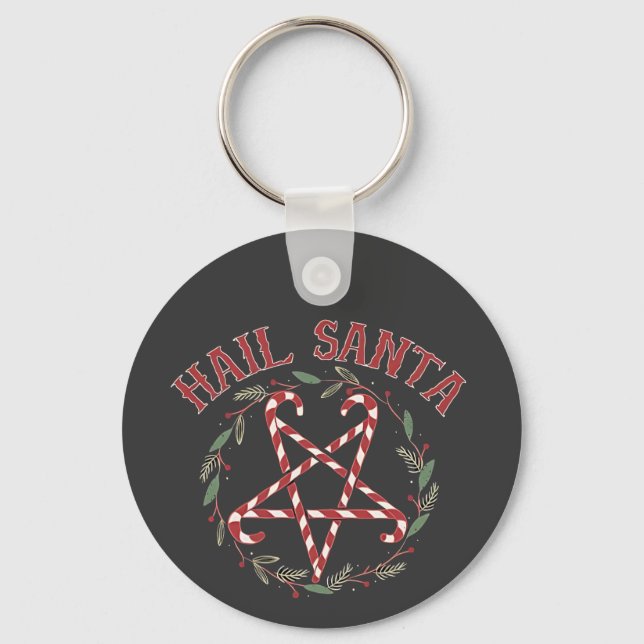 Chaveiro Natal do Diabo Krampus Natal do Demônio Doces  (Frente)