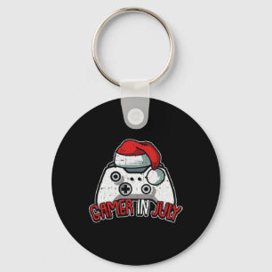 Chaveiro Natal do Gamer em Julho Controle de Videogame