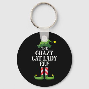 Chaveiro Natal do Grupo Familiar Lady Elf Matching Lady Cat