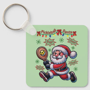 Chaveiro Natal do Pickleball Papai Noel