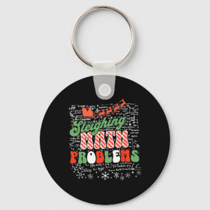 Chaveiro Natal do professor de matemática com problemas de