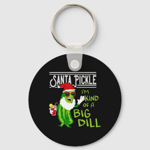 Chaveiro Natal do Santa Pickle em Julho