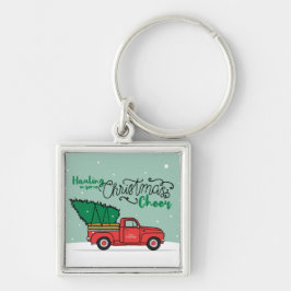 Chaveiro Natal em campo de papais noeis - Natal em campo