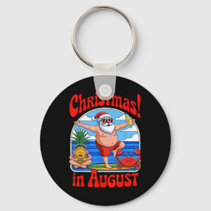 Chaveiro Natal Em Férias De Verão De Agosto Papais noeis En