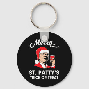 Chaveiro Natal Em Julho Biden Papai Noel Alegre St Patty's