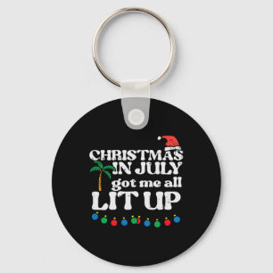 Chaveiro Natal em Julho Me Deixou Todo Engraçado Xmas Verão
