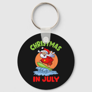 Chaveiro Natal Em Julho Papai Noel Surfe Crianças Bebe Hava