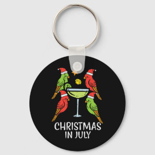 Chaveiro Natal Em Julho Pássaros Papagaios Verão Xmas Mulhe