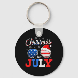 Chaveiro Natal Em Julho Sungles Papai Noel Bandeira America