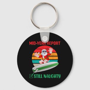 Chaveiro Natal Em Julho Surfando O Papai Noel Relatório Sem