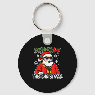 Chaveiro Natal engraçado crianças 6-7 67 Seis Sete Meme Men