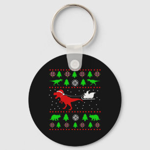Chaveiro Natal Feio de Dinossauro para Adultos e Crianças