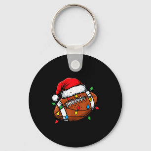 Chaveiro Natal Futebol Americano Papai Noel Engraçado Xmas