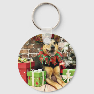 Chaveiro Natal - German shepherd X - Bailey
