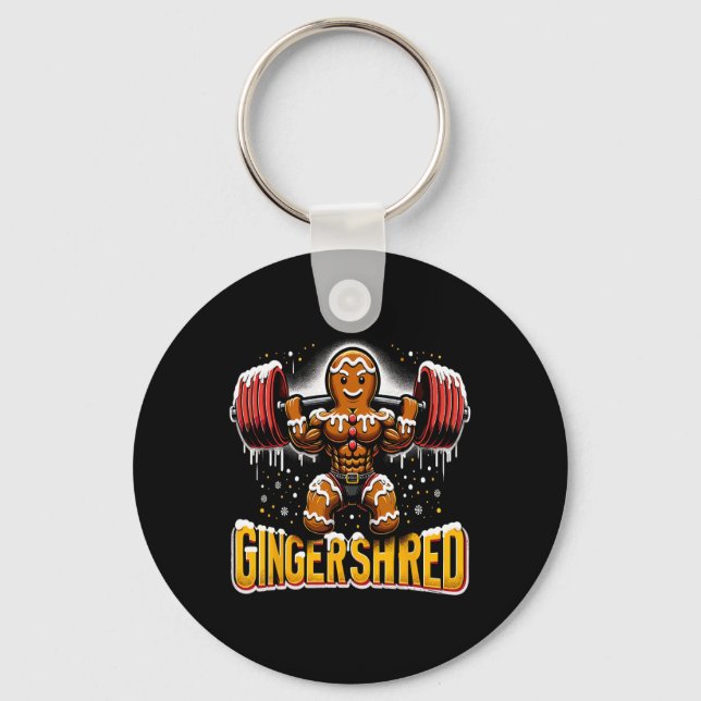 Chaveiro Natal Gingershred Funny Gingerbre (Frente)