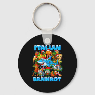 Chaveiro Natal Italiano Divertido Rotação Cerebral Italiana