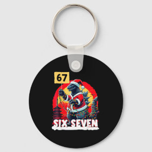 Chaveiro Natal Kaiju 67 Santazilla Monstro Japonês Din