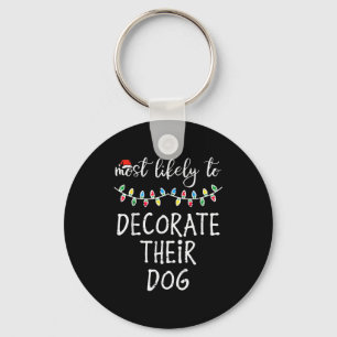 Chaveiro Natal Mais Provável Decorar Cachorro Xmas Correspo