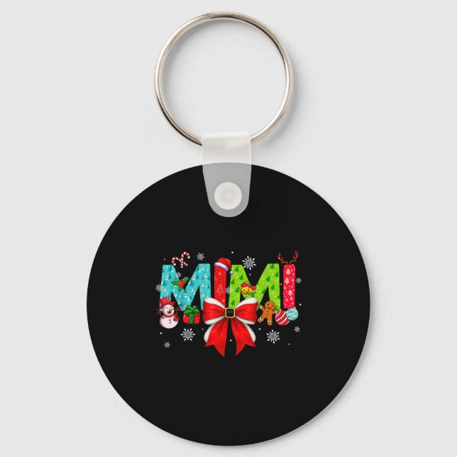 Chaveiro Natal Mimi Coquette Laço Mimi Natal  (Frente)